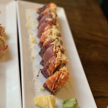 Harumi - Crunch Mango Roll - Japanese Near Me - Phoenix, Arizona Harumi - Crunch Mango Roll - Japanese Near Me - Phoenix, Arizona