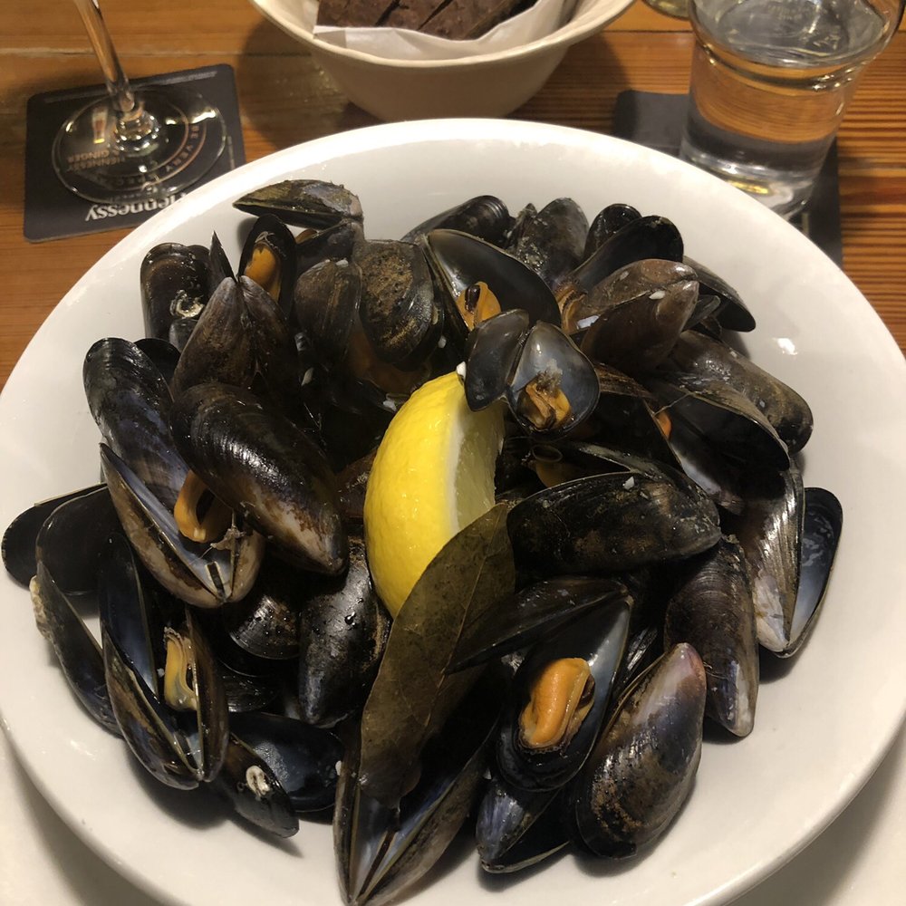 Morans Oyster Cottage - Steamed Mussels - Seafood Near Me - Galway, G Morans Oyster Cottage - Steamed Mussels - Seafood Near Me - Galway, G