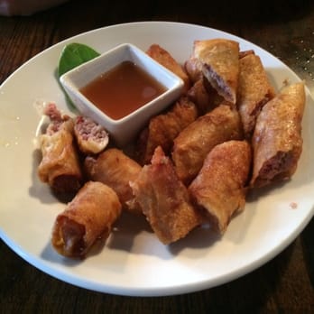 Ricos World Kitchen - Beef and pork lumpia - New American Near Me - Buford, Georgia Ricos World Kitchen - Beef and pork lumpia - New American Near Me - Buford, Georgia