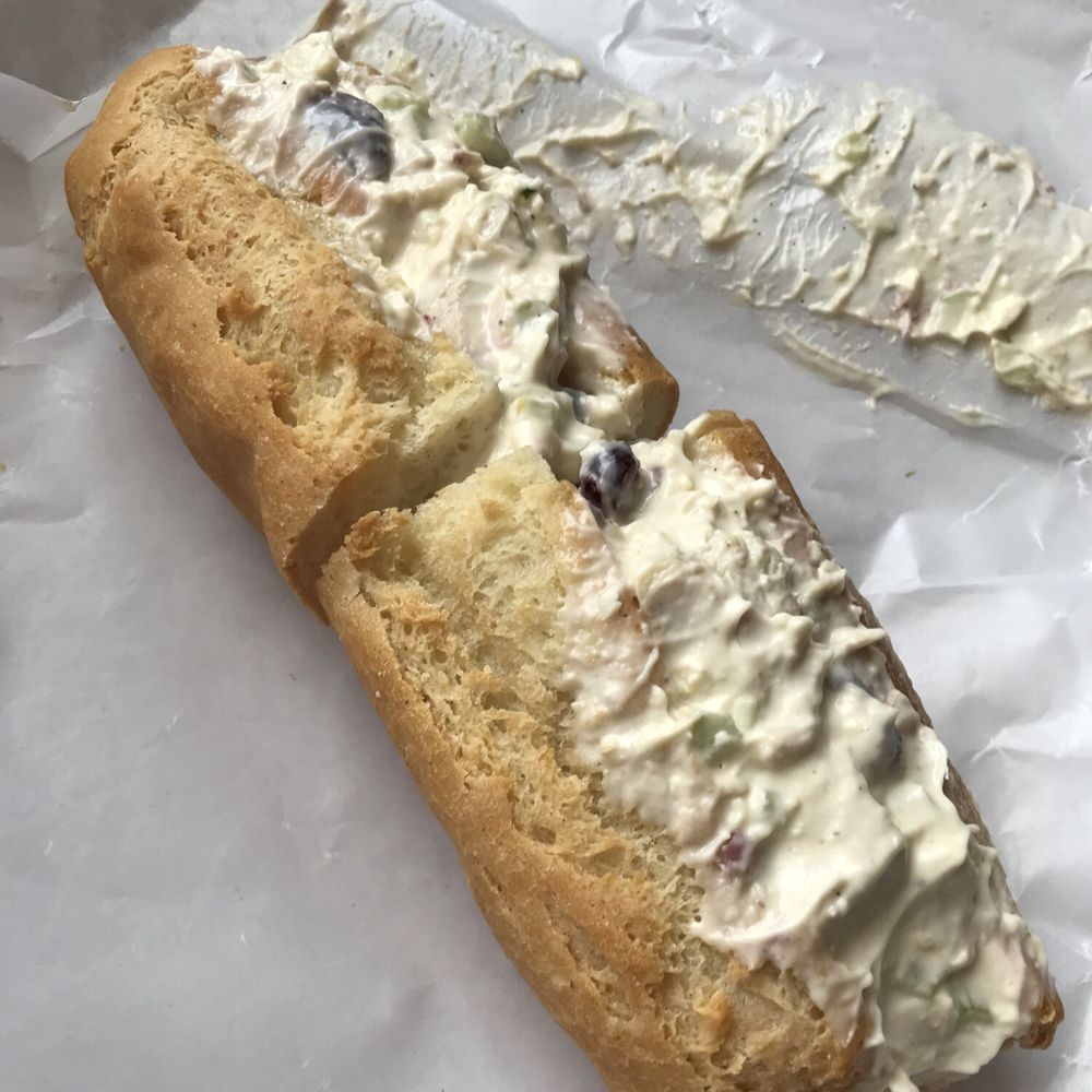 Pascarella Brothers Delicatessen - Chicken Salad on GF sub roll (contains cranberries) - Delis Near Me - Chatham, New Jersey Pascarella Brothers Delicatessen - Chicken Salad on GF sub roll (contains cranberries) - Delis Near Me - Chatham, New Jersey