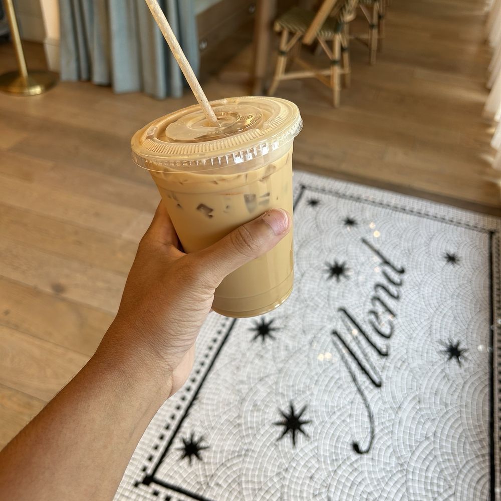 Mend Coffee & Goods - Orange blossom latte - Coffee & Tea Near Me - Atlanta, Georgia Mend Coffee & Goods - Orange blossom latte - Coffee & Tea Near Me - Atlanta, Georgia