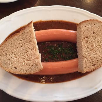 burg.ring¹ - Frankfurter with house bread - Cafes Near Me - Vienna, 9
