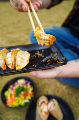 Lifting Noodles Ramen by null