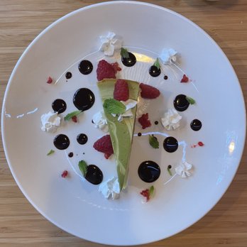 Kaizen Sushi - Green tea cheese cake - Sushi Bars Near Me - Portland, Oregon Kaizen Sushi - Green tea cheese cake - Sushi Bars Near Me - Portland, Oregon