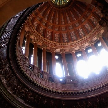 Illinois State Capitol - Rotunda with Sun - Landmarks & Historical Buildings Near Me - Springfield, Illinois
