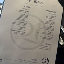 District 21 Restaurant - Menu for 4/23/24