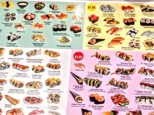 Menu photo 4 Sushi Mioga Portland, OR