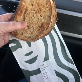 Starbucks - 04/24/2025 yummy Crispy Grilled Cheese on Sourdough - Coffee & Tea Near Me - Portsmouth, New Hampshire Starbucks - 04/24/2025 yummy Crispy Grilled Cheese on Sourdough - Coffee & Tea Near Me - Portsmouth, New Hampshire