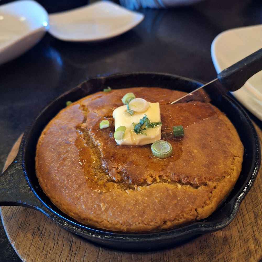 The Fiction Kitchen - Cast Iron Skillet Cornbread - Vegan Near Me - Raleigh, North Carolina The Fiction Kitchen - Cast Iron Skillet Cornbread - Vegan Near Me - Raleigh, North Carolina