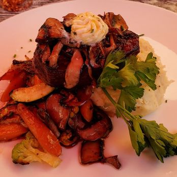 The Mill at Glen Ellen - Saturday, April 29, 2023 - 8oz Top Sirloin, Wagyu with Garlic Mashed Potato, House Veggies, Mushroom, & Demi Glace ($55) - American Near Me - Glen Ellen, California The Mill at Glen Ellen - Saturday, April 29, 2023 - 8oz Top Sirloin, Wagyu with Garlic Mashed Potato, House Veggies, Mushroom, & Demi Glace ($55) - American Near Me - Glen Ellen, California