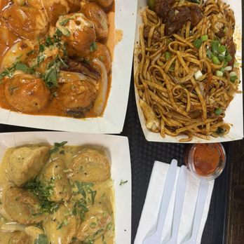 Momo2Go - Momo 65 (top left), malai masala momo (bottom left), and chicken Himalayan Special Chow Mein (top right) - Himalayan/Nepalese Near Me - Irving, Texas Momo2Go - Momo 65 (top left), malai masala momo (bottom left), and chicken Himalayan Special Chow Mein (top right) - Himalayan/Nepalese Near Me - Irving, Texas