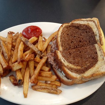 Kristi's Cafe - patty melt grilled onion rye bread - Cafes Near Me - Auburn, Maine