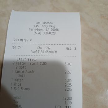 Los Panchos - Mexican Near Me - Terrytown, Louisiana