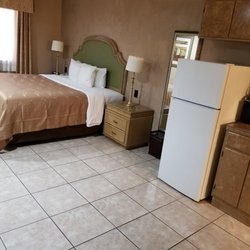 Quality Inn & Suites Near The Border - Room view upon first entry. Good size, about as big as a studio apartment.