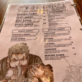 Kimen Ramen - Menu (Oct 2024) - Zoom in for details and prices - for a tiny place, the menu is packed and extensive - prices are reasonable - Ramen Near Me - Fairfax, Virginia