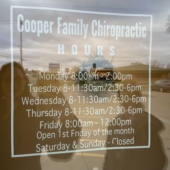 Cooper Kenneth, W DC PLC - Hours - Chiropractors Near Me - Battle Creek, Michigan Cooper Kenneth, W DC PLC - Hours - Chiropractors Near Me - Battle Creek, Michigan