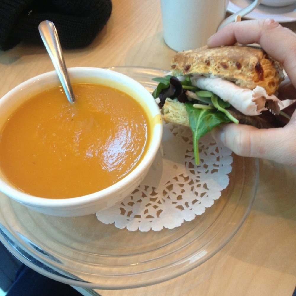 The SconeWitch - Sweet potato soup+turkey sandwich with Stilton on a scone - Cafes Near Me - Ottawa, Ontario The SconeWitch - Sweet potato soup+turkey sandwich with Stilton on a scone - Cafes Near Me - Ottawa, Ontario