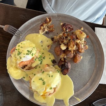 J Riley Distillery - Salmon eggs Benedict - Distilleries Near Me - Redlands, California J Riley Distillery - Salmon eggs Benedict - Distilleries Near Me - Redlands, California