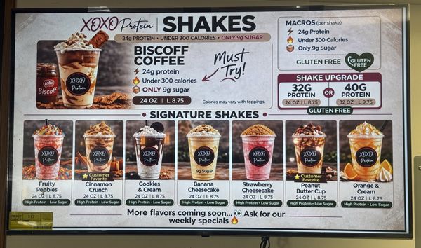 Menu photo 3 XOXOProtein West Covina, CA Menu photo 3 XOXOProtein West Covina, CA