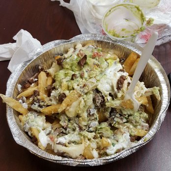 Super Burrito - Should have taken a before. Asada fries to go with all the fixings separate so nothing gets soggy! - Mexican Near Me - Sunnyvale, California