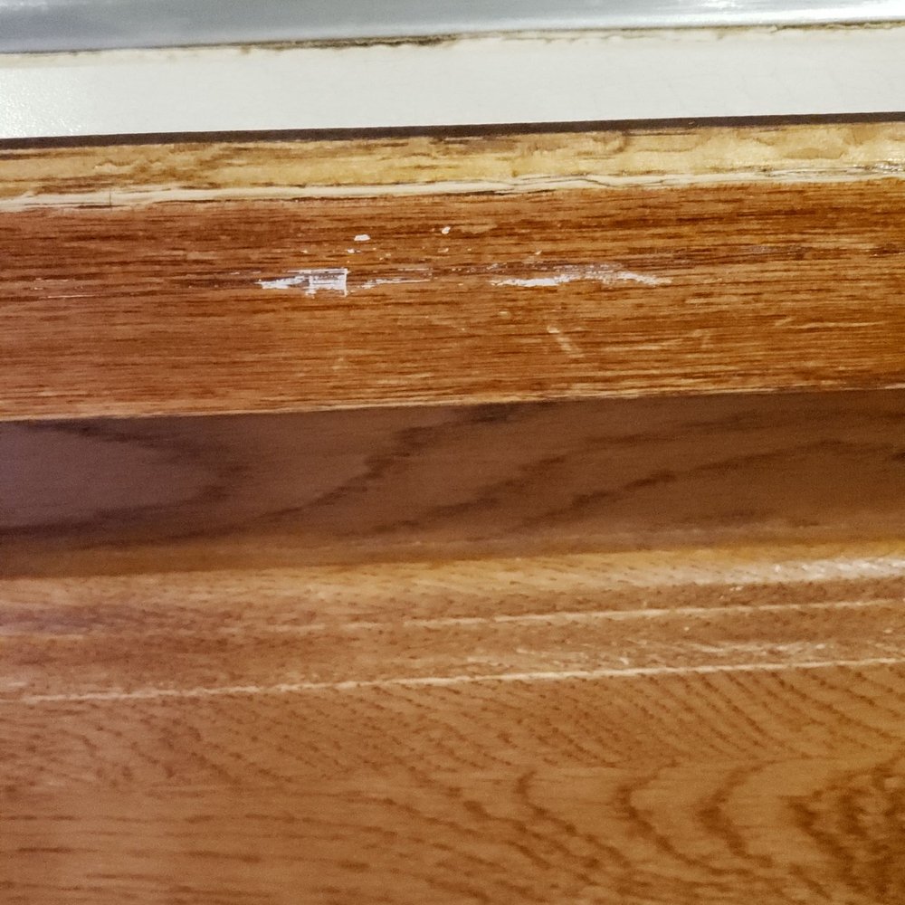 Carnival Custom Painting - Paint splatters on the cabinets - Painters Near Me - Allen, Texas