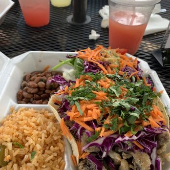 Viva Vegeria - Mushroom chicharrones tacos - Vegan Near Me - San Antonio, Texas Viva Vegeria - Mushroom chicharrones tacos - Vegan Near Me - San Antonio, Texas