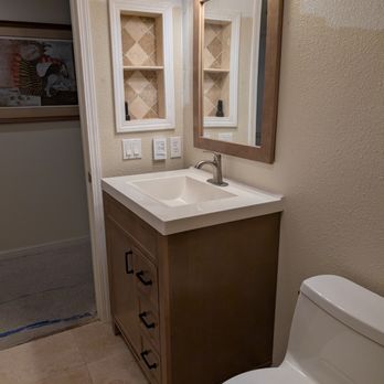 TNZ Remodeling & Handyman - The new vanity, notch and. Irror - General Contractors Near Me - Sebastopol , California TNZ Remodeling & Handyman - The new vanity, notch and. Irror - General Contractors Near Me - Sebastopol , California