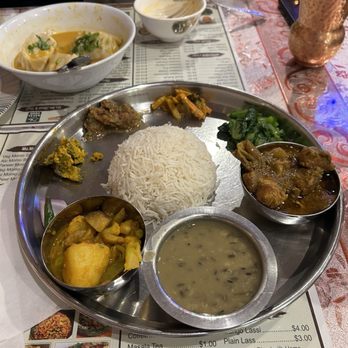 Nepali Bhanchha Ghar - Chicken Thali - Himalayan/Nepalese Near Me - Jackson Heights, New York