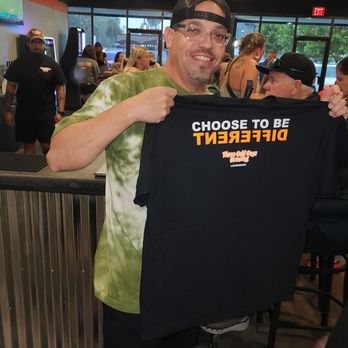 Three Odd Guys Brewing - Happy Customer picking up some merch! - Breweries Near Me - Longwood, Florida Three Odd Guys Brewing - Happy Customer picking up some merch! - Breweries Near Me - Longwood, Florida