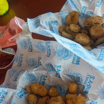 Pineapple Willy's - Fried pickles and fried mozzarella - Seafood Near Me - Panama City Beach, Florida Pineapple Willy's - Fried pickles and fried mozzarella - Seafood Near Me - Panama City Beach, Florida
