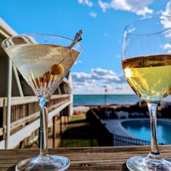 Oceanside Condos - Cocktail time with the view