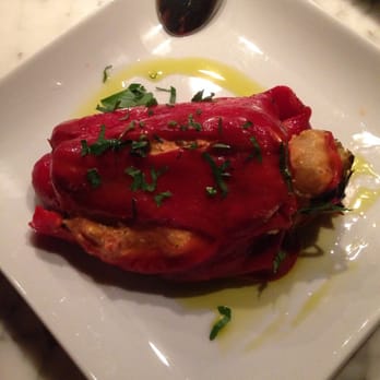 Pylos - roasted red pepper with feta cheese - yum! - Greek Near Me - New York, New York Pylos - roasted red pepper with feta cheese - yum! - Greek Near Me - New York, New York