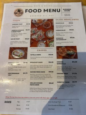 Menu photo 4 Hops & Beans Cafe Fremont, CA Menu photo 4 Hops & Beans Cafe Fremont, CA