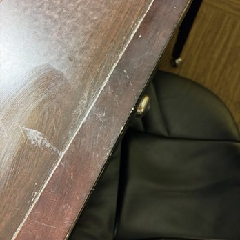 Comfort Suites Frisco - Chipped and dirty furniture - Hotels Near Me - Frisco, Texas