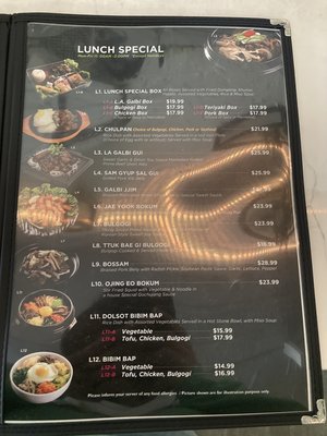 Menu photo 1 Woori Korean Brooklyn, NY Menu photo 1 Woori Korean Brooklyn, NY