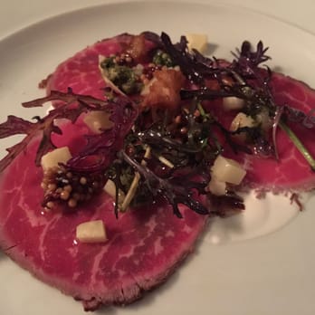 Viviane - dineLA: Filet Mignon Carpaccio - New American Near Me - Beverly Hills, California