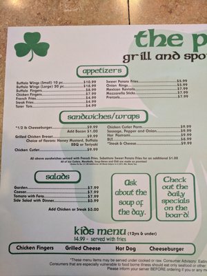 Menu photo 4 The Pub Somerville, MA