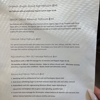 Nail Star & Organic Spa - pedi menu 05/2023 - Nail Salons Near Me - Torrance, California Nail Star & Organic Spa - pedi menu 05/2023 - Nail Salons Near Me - Torrance, California