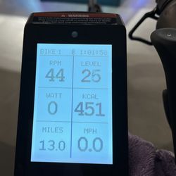 Fitness Connection - Mileage from cycling classing.