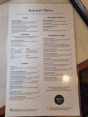 Menu photo 2 Simply Crepes Pittsford Pittsford, NY