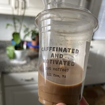 Lil Cow Cafe Bistro - Iced Latte. My ice melted. Still. So. Good. - Cafes Near Me - Burke, Virginia Lil Cow Cafe Bistro - Iced Latte. My ice melted. Still. So. Good. - Cafes Near Me - Burke, Virginia