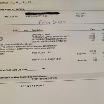 Sun Auto Service - Original quote given. - Auto Repair Near Me - North Las Vegas, Nevada