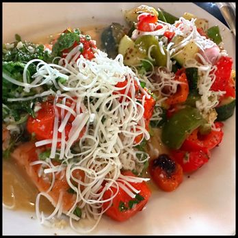 Cafe Borgia - Pan Roasted Salmon - Italian Near Me - Munster, Indiana
