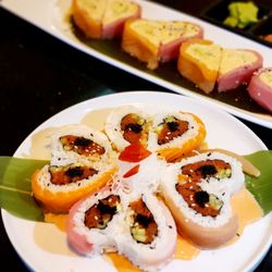 Shiawase - Scorpion Roll -- shaped into a heart for Valentine's!!
