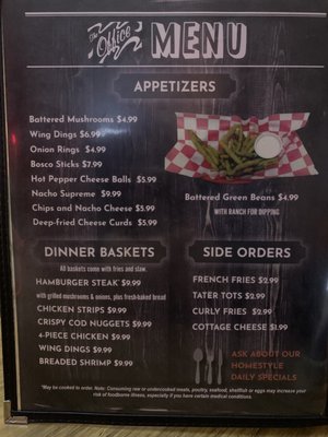 Menu photo 3 The Office Lounge & Restaurant Athens, MI Menu photo 3 The Office Lounge & Restaurant Athens, MI