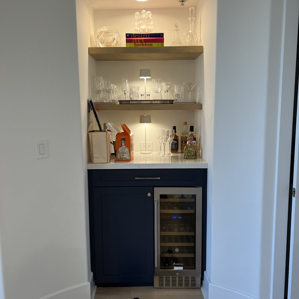 TS Construction - This is a new bar area we created out of an unused area next to my kitchen. It came out incredible! - General Contractors Near Me - Tarzana, California