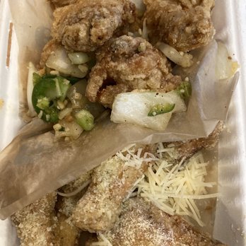 Fire Wings - 1/2 salt and pepper; 1/2 garlic parmesan - Chicken Wings Near Me - San Mateo, California
