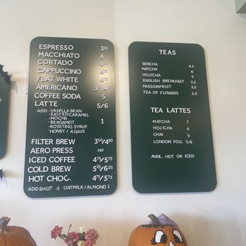 Bound Coffee Company - Drink menu - Coffee & Tea Near Me - Oceanside, California