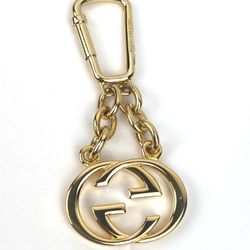 Luxmary Handbags - Gucci Interlocking GG Gold Key Ring