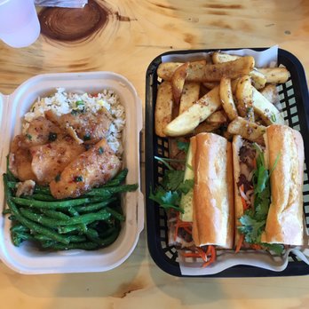 Blurr Kitchen - Meal plan and grilled pork banh mi with garlic fries - Asian Fusion Near Me - Santa Clara, California Blurr Kitchen - Meal plan and grilled pork banh mi with garlic fries - Asian Fusion Near Me - Santa Clara, California